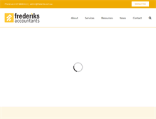 Tablet Screenshot of frederiks.com.au