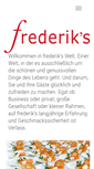 Mobile Screenshot of frederiks.at